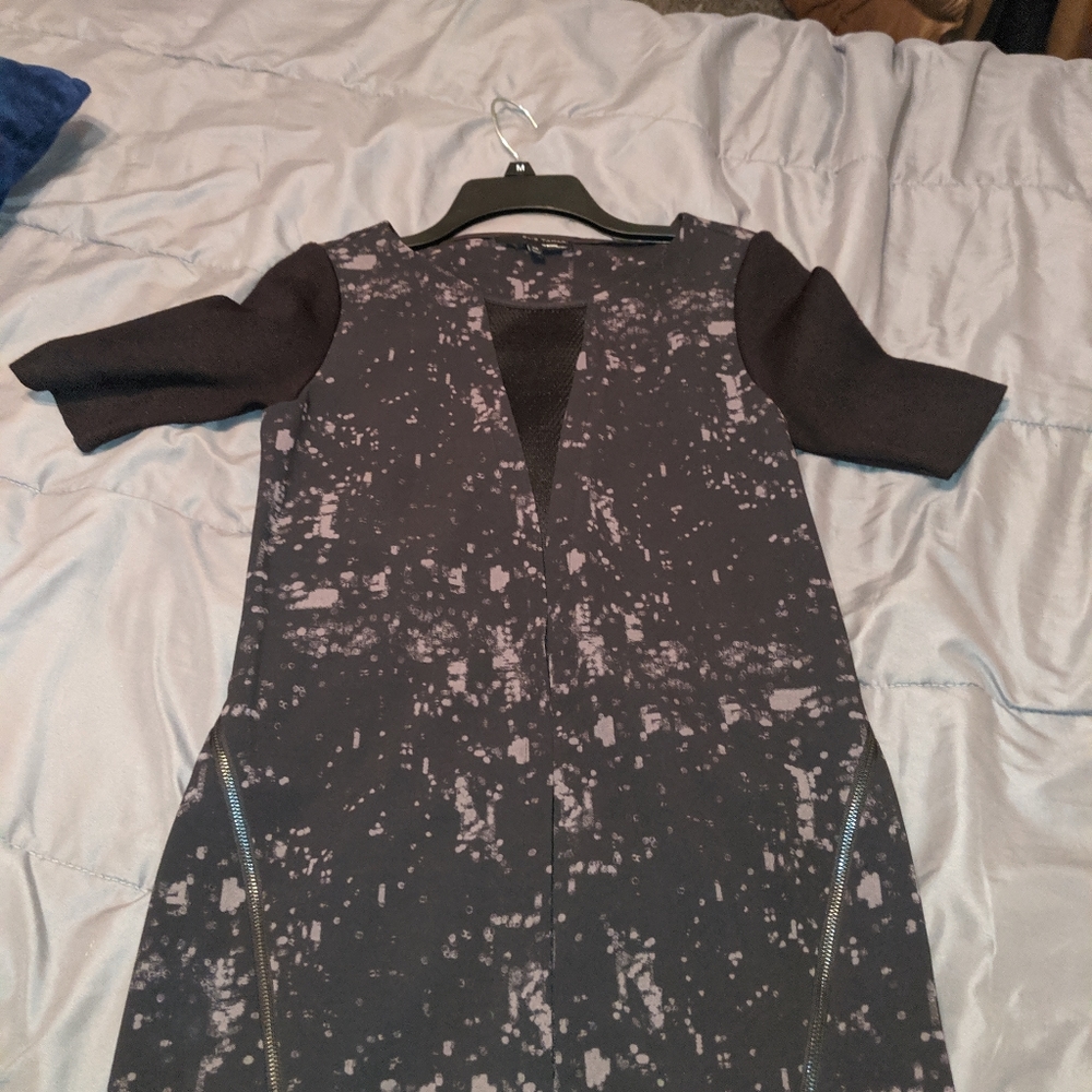 elle Tahari black dress size XS zipper detail